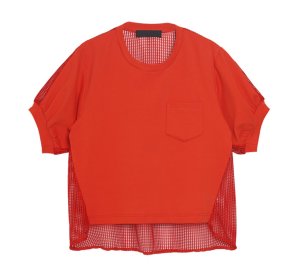 画像1: ●背中メッシュで夏涼し!!【5/15 LIVEご紹介アイテム】●メッシュドッキングT＜予約/7上＞