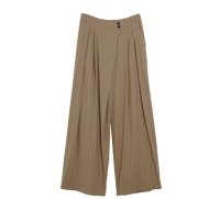 ●セットアップ可能【5/15 LIVEご紹介アイテム】●ピンストライプカシュクールワイドパンツ＜予約/7上＞
