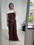 画像7: ●ロングシーズン使える◎お得なセットアップ【5/15 LIVEご紹介アイテム】●ビスチェ＋タックワイドパンツSETUP＜予約/7上＞