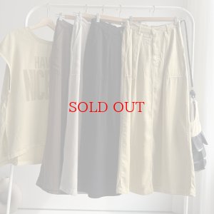画像1: ●期間限定●◎おすすめテンセルシリーズ◎セットアップ可能【5/17 LIVEご紹介アイテム】●てろてろテンセルシリーズ◎スカート（メーカー確認後取り寄せ）