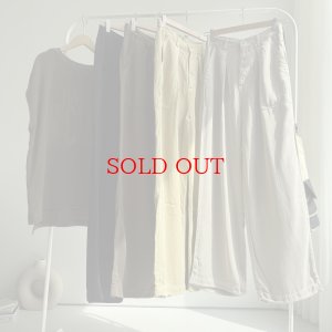 画像1: ●期間限定●◎おすすめテンセルシリーズ◎セットアップ可能【5/17 LIVEご紹介アイテム】●てろてろテンセルシリーズ◎パンツ（メーカー確認後取り寄せ）