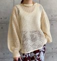 画像4: ●ご予約ポイント対象●【5/23 LIVEご紹介アイテム】ルーズシルエットメッシュプルオーバー＜予約/8＞