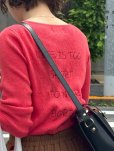 画像3: ●ご予約ポイント対象●【5/23 LIVEご紹介アイテム】バック刺繍ロゴリブトップス＜予約/8－9＞