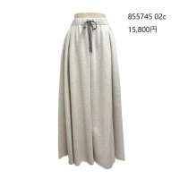 ●5/25までの期間限定受注●ご予約ポイント対象●【5/22 LIVEご紹介アイテム】スエットロングフレアスカート＜予約/8＞