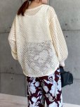 画像5: ●ご予約ポイント対象●【5/23 LIVEご紹介アイテム】ルーズシルエットメッシュプルオーバー＜予約/8＞