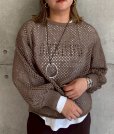 画像1: ●ご予約ポイント対象●【5/23 LIVEご紹介アイテム】ルーズシルエットメッシュプルオーバー＜予約/8＞ (1)