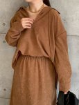 画像6: ●ご予約ポイント対象●【5/23 LIVEご紹介アイテム】スエードライクスキッパーシャツ（セットアップ可能）＜予約/8＞