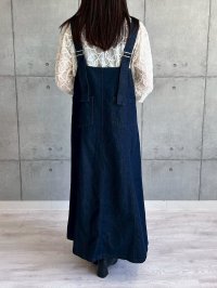 ●ご予約ポイント対象●【5/23 LIVEご紹介アイテム】Vネックデニムジャンスカ＜予約/8＞