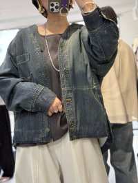 ●5/25までの期間限定受注●ご予約ポイント対象●【5/22 LIVEご紹介アイテム】中綿デニムシャツジャケット＜予約/10－11＞
