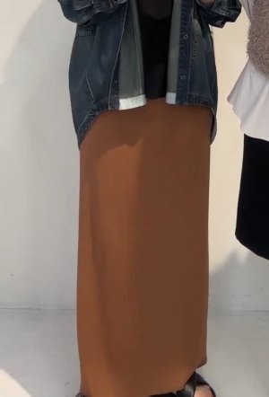 画像1: ●5/25までの期間限定受注●ご予約ポイント対象●【5/22 LIVEご紹介アイテム】リブペンシルスカート（後ろポケット付）＜予約/7＞