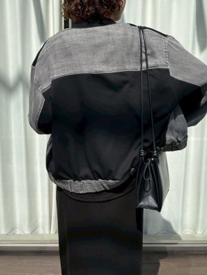 画像2: ●ご予約ポイント対象●【5/23 LIVEご紹介アイテム】テンセルデニム切替ブルゾン＜予約/8＞