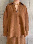 画像5: ●ご予約ポイント対象●【5/23 LIVEご紹介アイテム】スエードライクスキッパーシャツ（セットアップ可能）＜予約/8＞