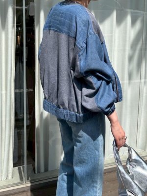 画像5: ●ご予約ポイント対象●【5/23 LIVEご紹介アイテム】テンセルデニム切替ブルゾン＜予約/8＞