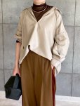 画像2: ●ご予約ポイント対象●【5/23 LIVEご紹介アイテム】スエードライクスキッパーシャツ（セットアップ可能）＜予約/8＞ (2)