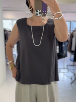 画像1: ●5/25までの期間限定受注●ご予約ポイント対象●【5/22 LIVEご紹介アイテム】ERIKA惜し◎フレアタンク＜予約/7＞