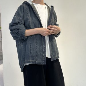 画像2: ●5/25までの期間限定受注●ご予約ポイント対象●【5/22 LIVEご紹介アイテム】デニムシャツフーディ＜予約/8＞