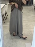 画像1: ●数量限定メーカーフリー枠解放●【5/26 LIVEご紹介アイテム】美シルエット!フレアワイドパンツ＜予約/6＞ (1)