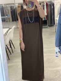 ●数量限定メーカーフリー枠解放●【5/26 LIVEご紹介アイテム】とろとろ素材◎フロッキーロゴワンピ＜予約/6＞