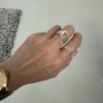 画像4: ●期間限定販売●ERIKA愛用アクセ●【5/30 LIVEご紹介アイテム】アシメデザインシルバー925リング（メーカー確認後取り寄せ）