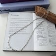 画像1: ●期間限定販売●ERIKA愛用アクセ●【5/30 LIVEご紹介アイテム】スリムチェーンシルバー925ネックレス（メーカー確認後取り寄せ） (1)