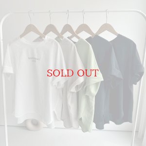 画像1: ●期間限定掲載●◎サラッと素材の大人のロゴシリーズ◎【5/30 LIVEご紹介アイテム】●大人のロゴシリーズ◎半袖トップス（メーカー確認後取り寄せ）