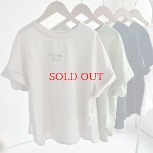 画像2: ●期間限定掲載●◎サラッと素材の大人のロゴシリーズ◎【5/30 LIVEご紹介アイテム】●大人のロゴシリーズ◎半袖トップス（メーカー確認後取り寄せ）