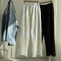 ●期間限定掲載●◎MAYUKAが展示会で一目惚れした◎【6/3 LIVEご紹介アイテム】●パッチワークレースパンツ（メーカー確認後取り寄せ）