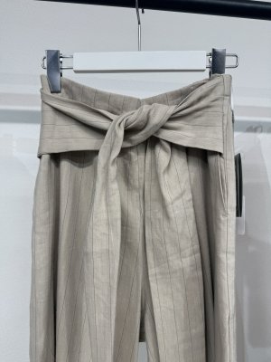 画像2: ●在庫限り●1日半のみの超短期販売●月曜朝9時まで●【6/6 LIVEご紹介アイテム】●ハイウエストベルトデザインリネンパンツ
