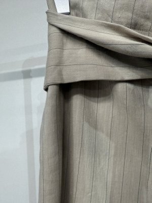 画像3: ●在庫限り●1日半のみの超短期販売●月曜朝9時まで●【6/6 LIVEご紹介アイテム】●ハイウエストベルトデザインリネンパンツ