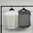 画像1: ●在庫限り●1日半のみの超短期販売●月曜朝9時まで●【6/6 LIVEご紹介アイテム】●ライン切替デザインT (1)