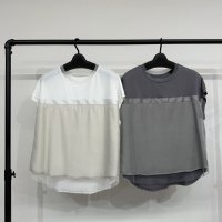 ●在庫限り●1日半のみの超短期販売●月曜朝9時まで●【6/6 LIVEご紹介アイテム】●ライン切替デザインT