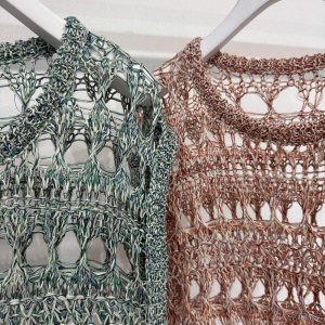 画像2: ●在庫限り●1日半のみの超短期販売●月曜朝9時まで●【6/6 LIVEご紹介アイテム】●リネンミックスカラーメッシュワンピ