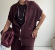 画像1: ●在庫限り●1日半のみの超短期販売●月曜朝9時まで●【6/6 LIVEご紹介アイテム】●クロシェニット半袖ブルゾン (1)