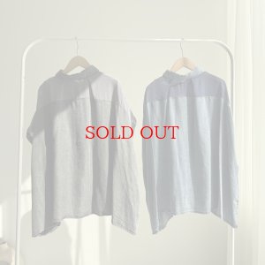 画像3: ●シアー切替●【6/10 LIVEご紹介アイテム】■シアー切替テンセルデニムシャツ