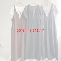 ●◎機能性◎機能性(接触冷感/撥水/防シワ/ストレッチ）シリーズ◎【6/14 LIVEご紹介アイテム】●高身長さんにもオススメ◎深Vジャンパースカート（メーカー確認後取り寄せ）