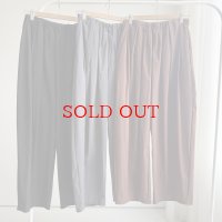 ●期間限定掲載●◎機能性◎機能性(接触冷感/撥水/防シワ/ストレッチ）シリーズ◎【6/14 LIVEご紹介アイテム】●超楽ちん◎タックデザインイージーパンツ（メーカー確認後取り寄せ）