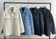 画像1: ◎オススメ◎珍しい中綿入りデニムジャケット!!冬終わりから春先の羽織にも◎●期間限定●ご予約ポイント対象【6/20 LIVEご紹介アイテム】中綿デニムジャケット＜予約/9-10＞ (1)