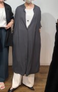 画像1: ●さらとろ素材で高見え◎●期間限定●ご予約ポイント対象【6/20 LIVEご紹介アイテム】さらとろシリーズロングシャツ（セットアップ可能）＜予約/9＞ (1)