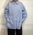 画像3: ●配色カフスがオシャレ●期間限定●ご予約ポイント対象【6/20 LIVEご紹介アイテム】配色カフスデザインシャツ＜予約/9＞ (3)