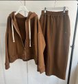画像7: ●スカートやパンツともセットアップ可能●期間限定●ご予約ポイント対象【6/20 LIVEご紹介アイテム】裏起毛オーバーシルエットジップフーディ（セットアップ可能）＜予約/9-10＞