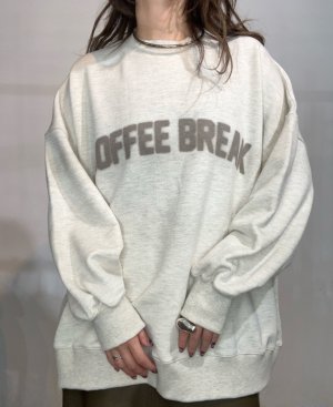 画像2: ●シルエットが可愛い●期間限定●ご予約ポイント対象【6/20 LIVEご紹介アイテム】COFFEE BREAK オーバースエット（一部カラーはセットアップ可能）＜予約/9＞