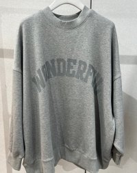 ●メーカー在庫限り●30日まで●【11/28 LIVEアイテム】裏起毛オーバーWONDERFULロゴスエット