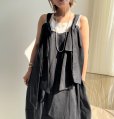 画像1: ●期間限定●晩夏-秋アイテム【6/28 LIVEご紹介アイテム】2WAYコクーンワンピ＜予約/8＞ (1)