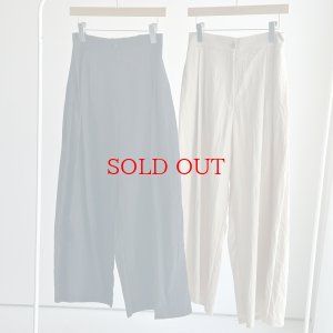 画像2: ●セットアップ可能●期間限定●晩夏-秋アイテム【6/28 LIVEご紹介アイテム】ナイロンタックゆるっとパンツ＜予約/7＞