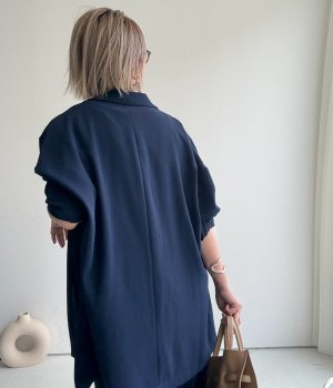 画像5: ●NEW COLOR●カーデライクジャケットに新色登場!!!◎激推し認定◎【LIVEご紹介アイテム】カーデの気軽さで羽織れちゃうジャケット!?●カーデライクオーバージャケット