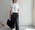 画像11: ●NEW COLOR●カーデライクシリーズの新型ボトム!!【LIVEご紹介アイテム】カーデライクシリーズ◎タックワイドパンツ（予約）