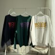 画像2: ●生産枠限り●期間限定掲載●【7/8ご紹介アイテム】配色が可愛いロゴスエット＜予約/7-8＞ (2)