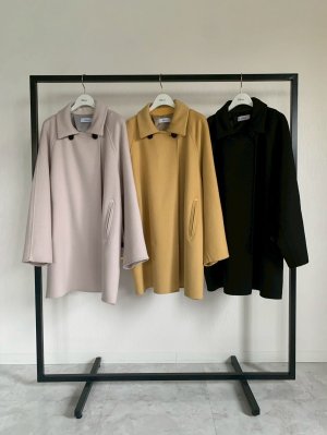 画像4: ●生産枠限り●期間限定掲載●【7/8ご紹介アイテム】ダブルフェイスアレンジネックコート＜予約/9-10＞