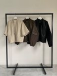 画像6: ●生産枠限り●期間限定掲載●【7/8ご紹介アイテム】ドッキングデザインレザーブルゾン（お袖2WAY）＜予約/8-9＞