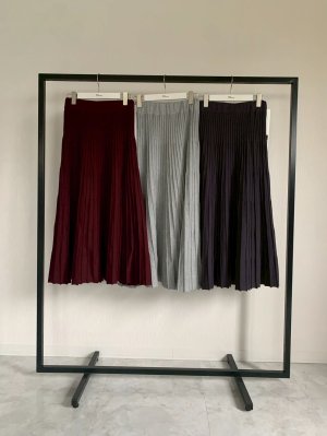 画像3: ●生産枠限り●期間限定掲載●【7/8ご紹介アイテム】ニットプリーツスカート「2WAYニットブルゾンとセットアップ可能」＜予約/8-9＞